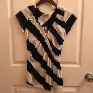 Black and white striped urban outfitters top!